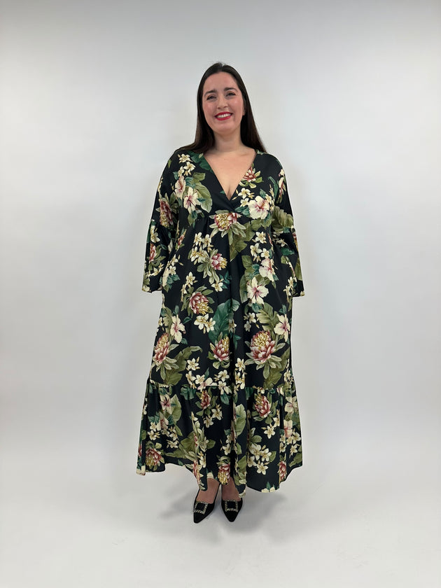 Kleid mit Blumenprint von Marina Rinaldi_grosse Grössen_DE BOER plus Luzern_8