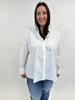 Weisse Bluse mit Raffung im Rücken von White Label von Rofa_grosse Grössen_DE BOER plus Luzern_2